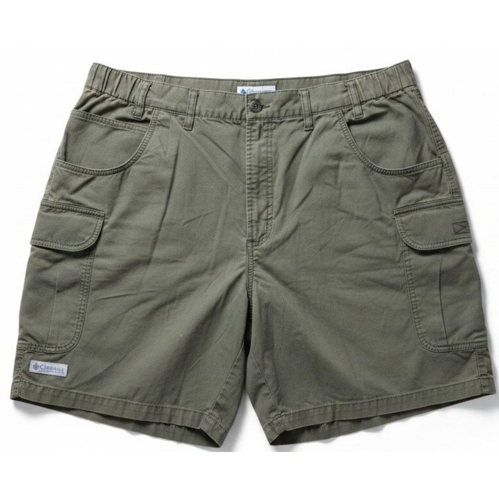 Columbia Mens Shorts Size 38 Olive Green Cargo‎ Outdoor Hiking Casual Shorts
